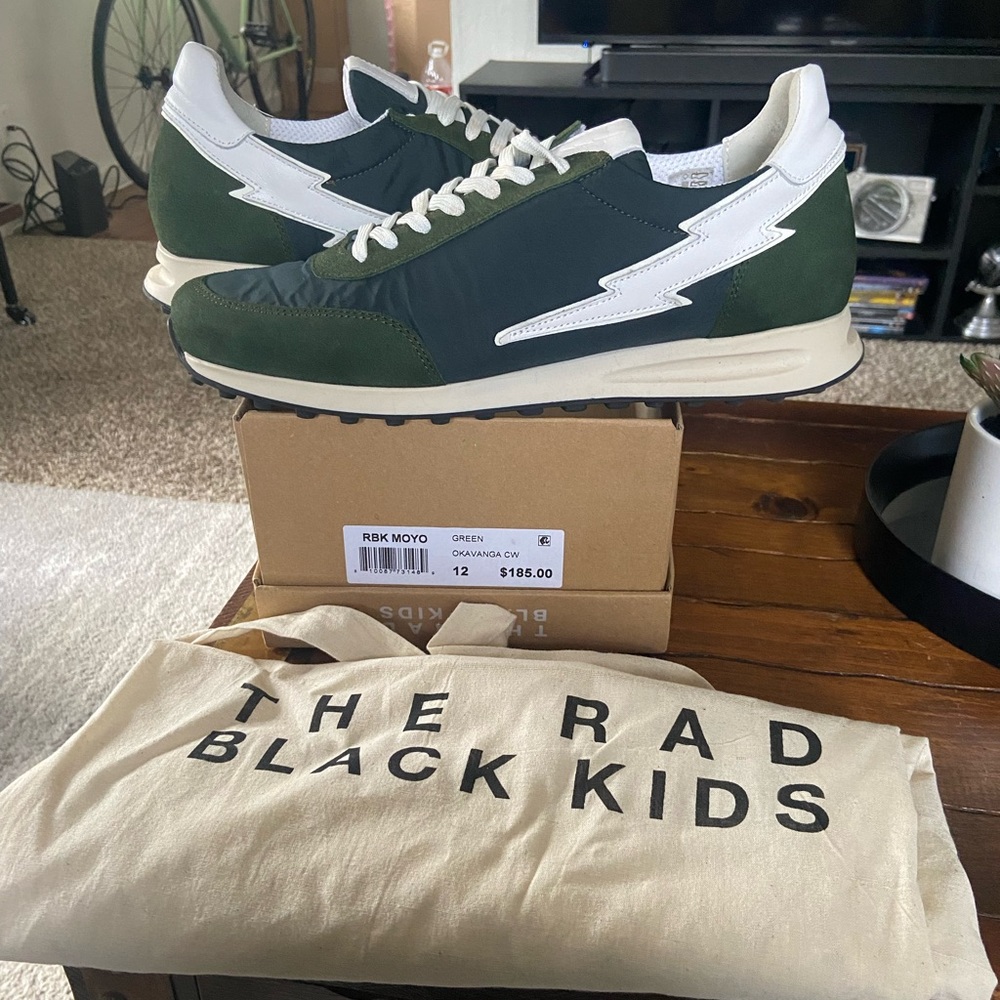 The Rad Black Kids- Moyo 1s Lace Ip Sneakers.
